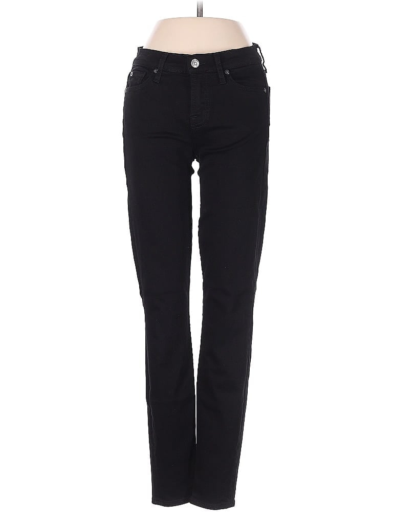 Pre-owned 7 For All Mankind Jeans In Black