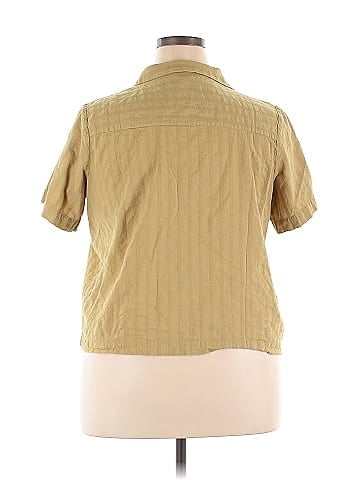a.n.a. A New Approach Short Sleeve Blouse (view 2)