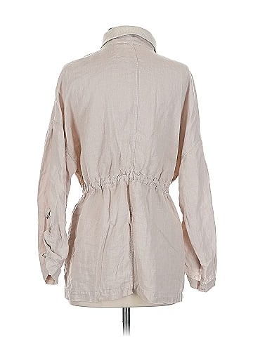 Three Dots 3/4 Sleeve Button-Down Shirt (view 2)