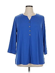 Susan Graver 3/4 Sleeve Blouse