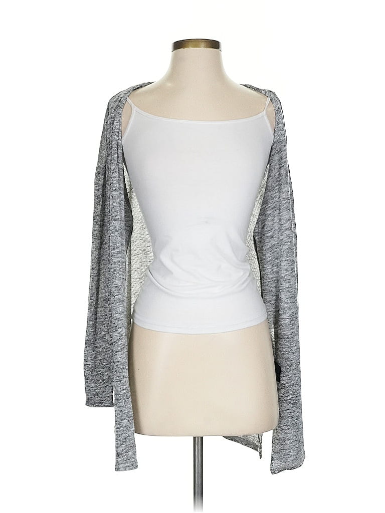 Pre-owned Divided By H&m Cardigan Sweater In Silver