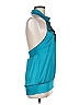 Arden B. 100% Polyester Teal Sleeveless Blouse Size M - photo 4