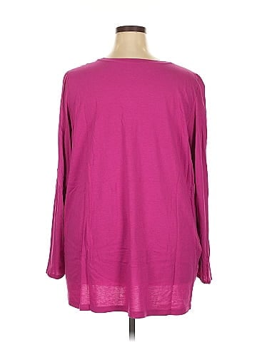 LOGO by Lori Goldstein 3/4 Sleeve T-Shirt (view 2)