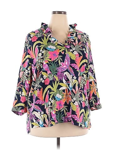 Crown & Ivy 3/4 Sleeve Blouse (view 1)