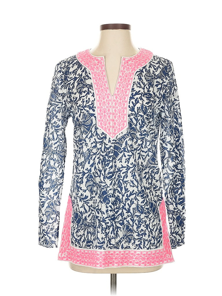Top Long Sleeve Designer By Lilly Pulitzer In Purple, Size: Xs main image 1