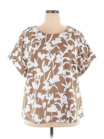 MELLODAY Short Sleeve Blouse (view 1)