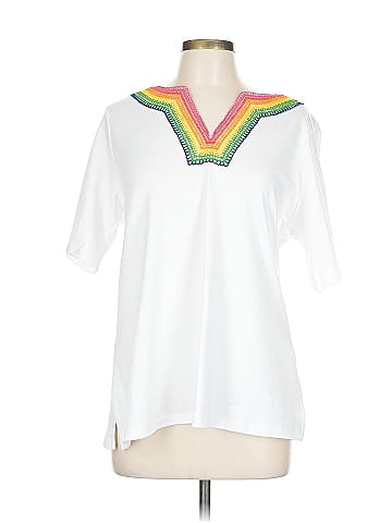 Isaac Mizrahi LIVE! Short Sleeve Blouse (view 1)