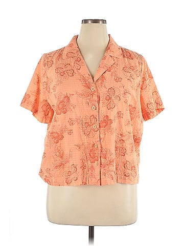 a.n.a. A New Approach Short Sleeve Blouse (view 1)