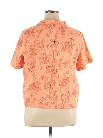 a.n.a. A New Approach Short Sleeve Blouse (view 2)