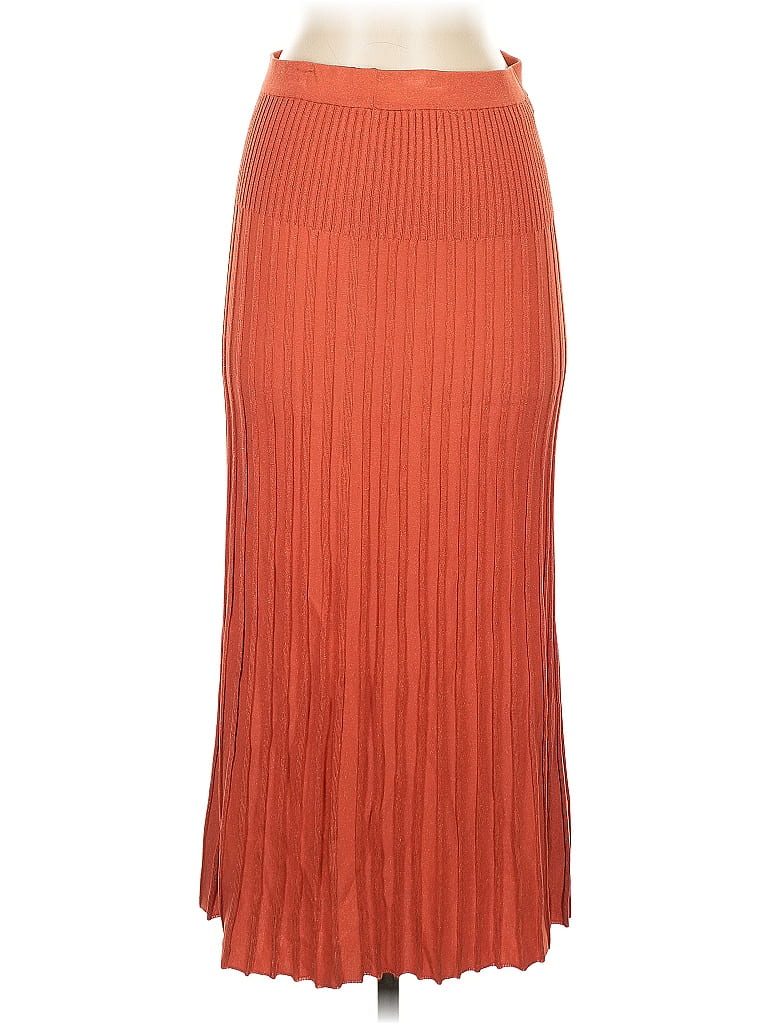 Intermix Orange Casual Skirt Size S - photo 1