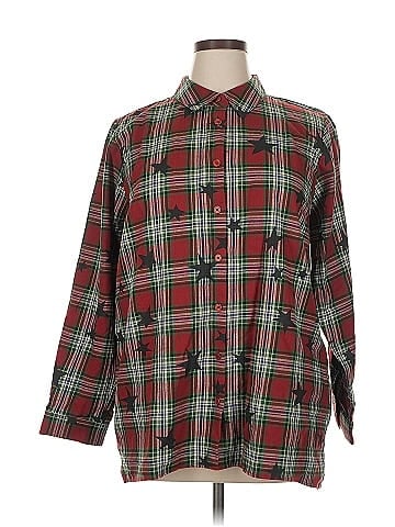 Joan Rivers Long Sleeve Button-Down Shirt (view 1)