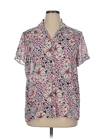 Sag Harbor Short Sleeve Blouse (view 1)