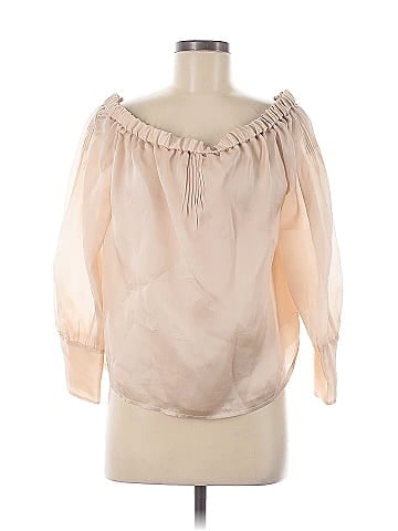 J.Crew Collection 3/4 Sleeve Silk Top (view 1)
