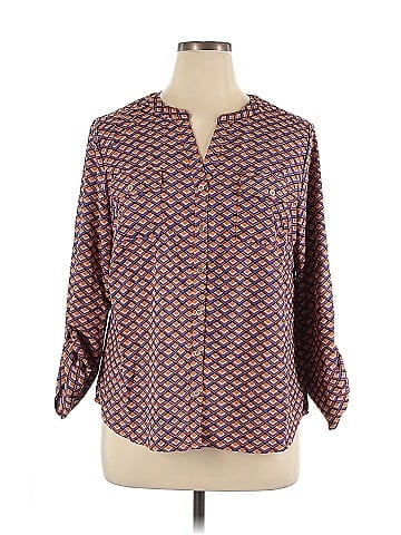 Notations 3/4 Sleeve Blouse (view 1)