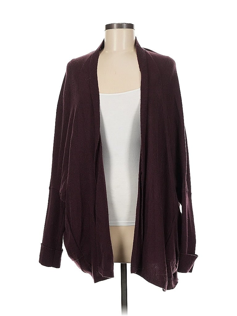 Click to view more detailed imagery on our partner's website Pre-owned She + Sky Cardigan Sweater In Burgundy
