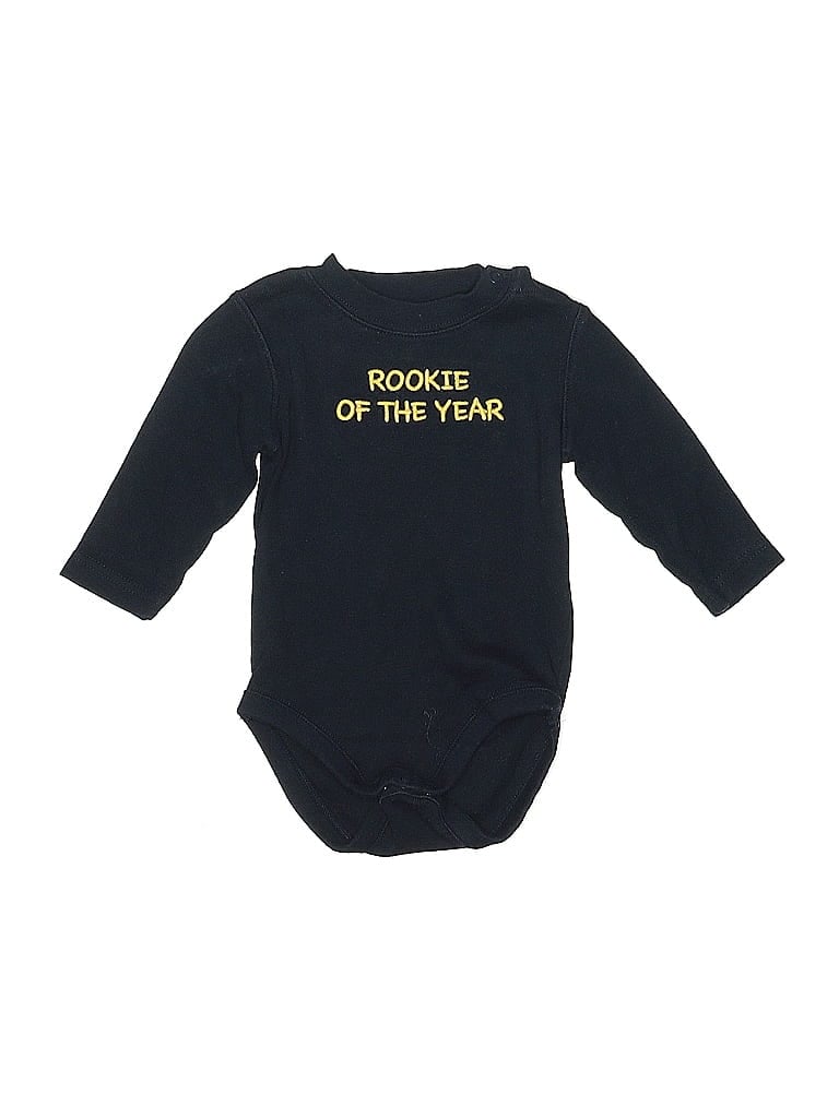 Click to view more detailed imagery on our partner's website Pre-owned Gymboree Babies' Long Sleeve Onesie In Black