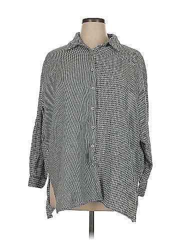 Andree by UNIT 3/4 Sleeve Button-Down Shirt (view 1)
