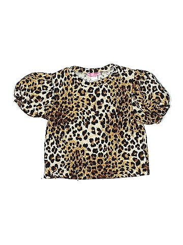 Aqua Short Sleeve Blouse (view 1)
