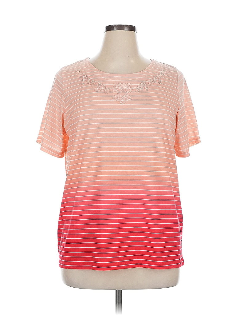 Pre-owned Allison Daley Short Sleeve T-shirt In Pink