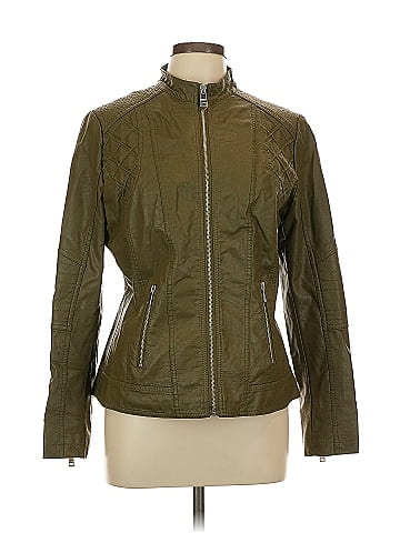 Coalition LA Faux Leather Jacket (view 1)