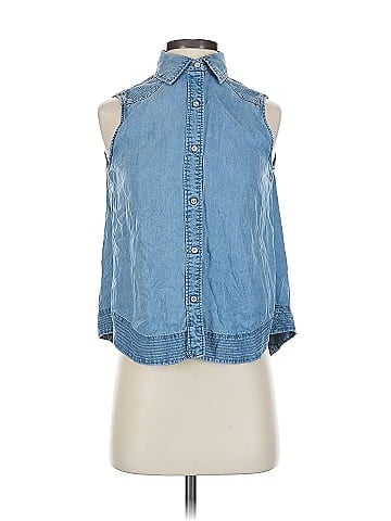 Rag & Bone/JEAN Sleeveless Button-Down Shirt (view 1)