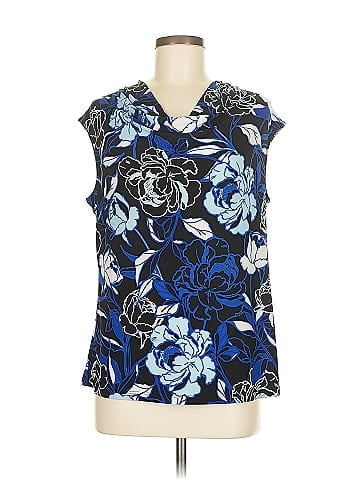 Black Label by Evan Picone Sleeveless Blouse (view 1)