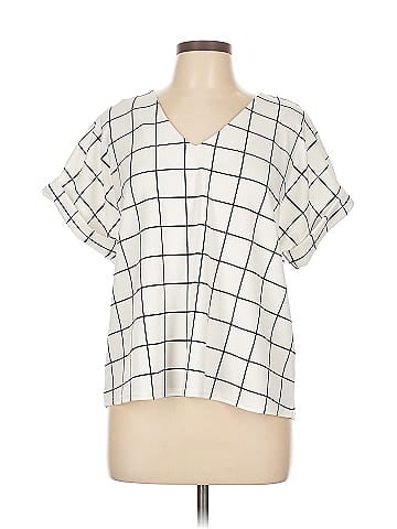 MELLODAY Short Sleeve Blouse (view 1)