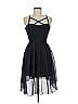 Trixxi 100% Polyester Solid Black Cocktail Dress Size 7 - photo 1