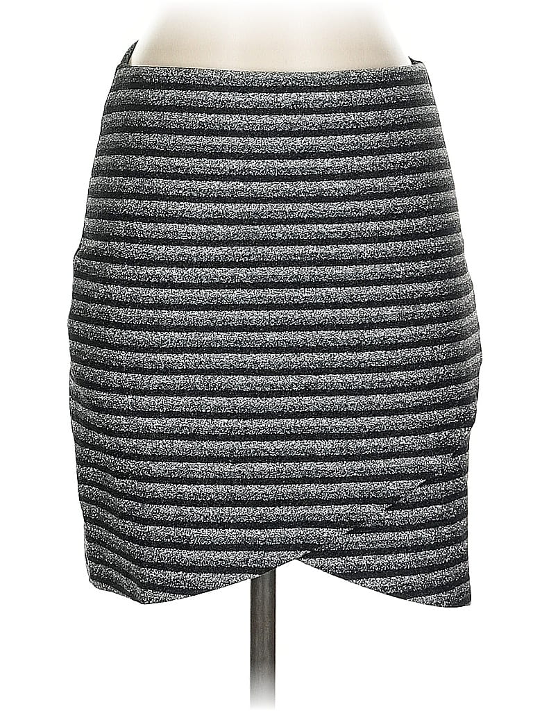 Sézane Stripes Gray Casual Skirt Size S - photo 1