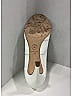 Chanel 100% Patent Leather Ivory CC Lace Up Heels Size EU 39 - photo 10