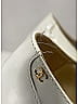 Chanel 100% Patent Leather Ivory CC Lace Up Heels Size EU 39 - photo 6