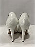 Chanel 100% Patent Leather Ivory CC Lace Up Heels Size EU 39 - photo 7
