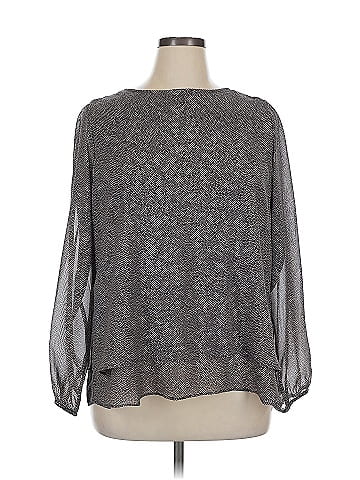 Anne Klein Long Sleeve Blouse (view 1)