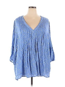 Terra & Sky 3/4 Sleeve Blouse