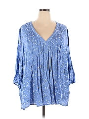 Terra & Sky 3/4 Sleeve Blouse