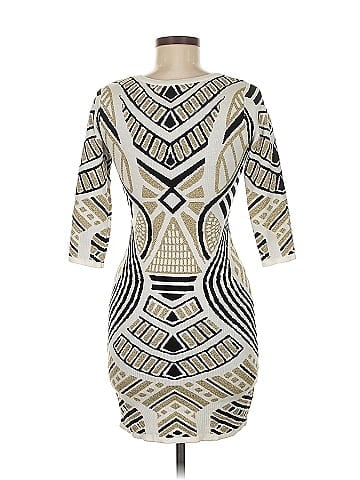 A. Peach Cocktail Dress (view 2)