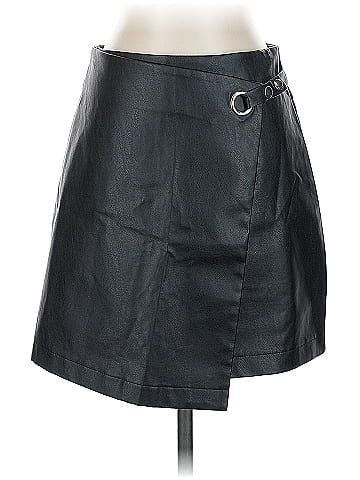Mi ami Faux Leather Skirt (view 1)