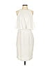 Chelsea28 Solid Ivory Cocktail Dress Size 4 - photo 1