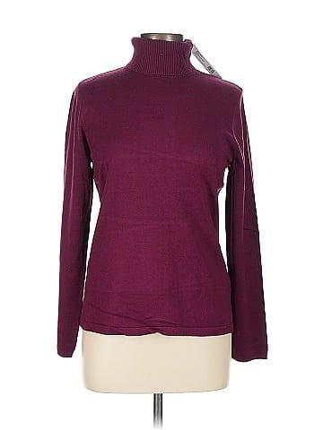 August Silk Turtleneck Sweater (view 1)