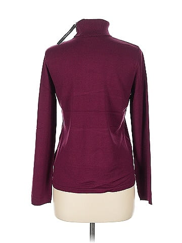 August Silk Turtleneck Sweater (view 2)