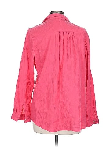 North Style 3/4 Sleeve Button-Down Shirt (view 2)