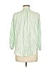 Lou & Grey for LOFT 100% Cotton Green 3/4 Sleeve Blouse Size M - photo 2