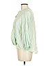 Lou & Grey for LOFT 100% Cotton Green 3/4 Sleeve Blouse Size M - photo 5