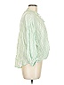 Lou & Grey for LOFT 100% Cotton Green 3/4 Sleeve Blouse Size M - photo 4