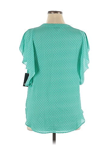 a.n.a. A New Approach Short Sleeve Blouse (view 2)