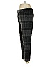 Akris Punto Plaid Gray Black Dress Pants Size 6 - photo 5