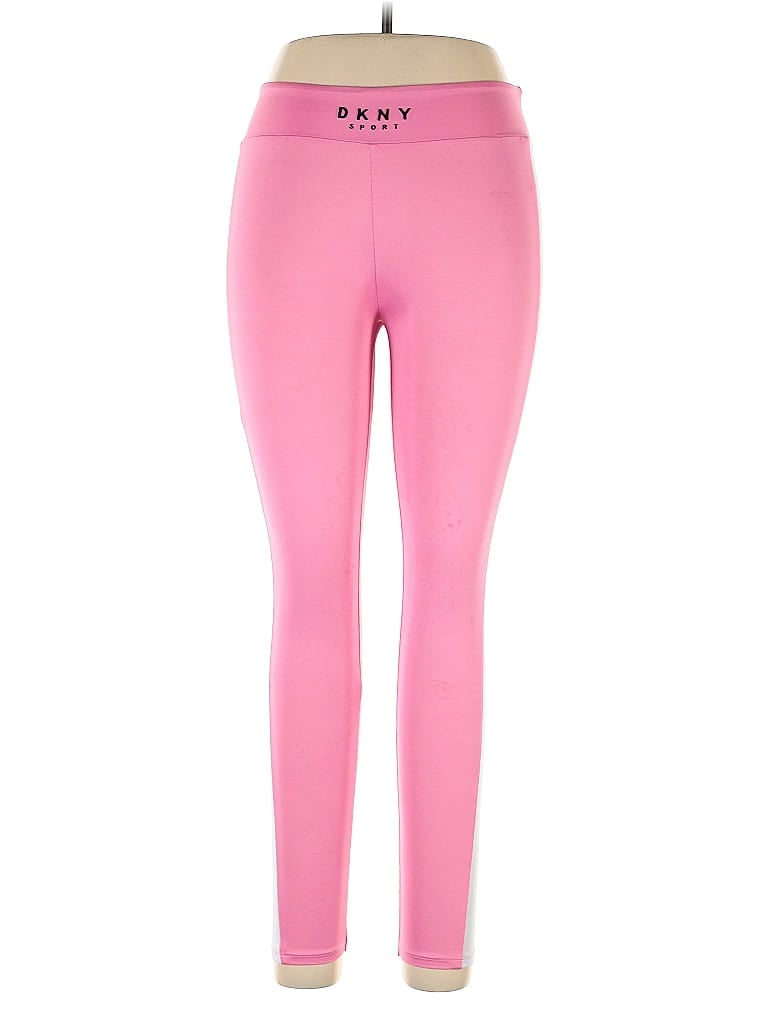 Pre-owned Dkny Sport Active Pants In Pink