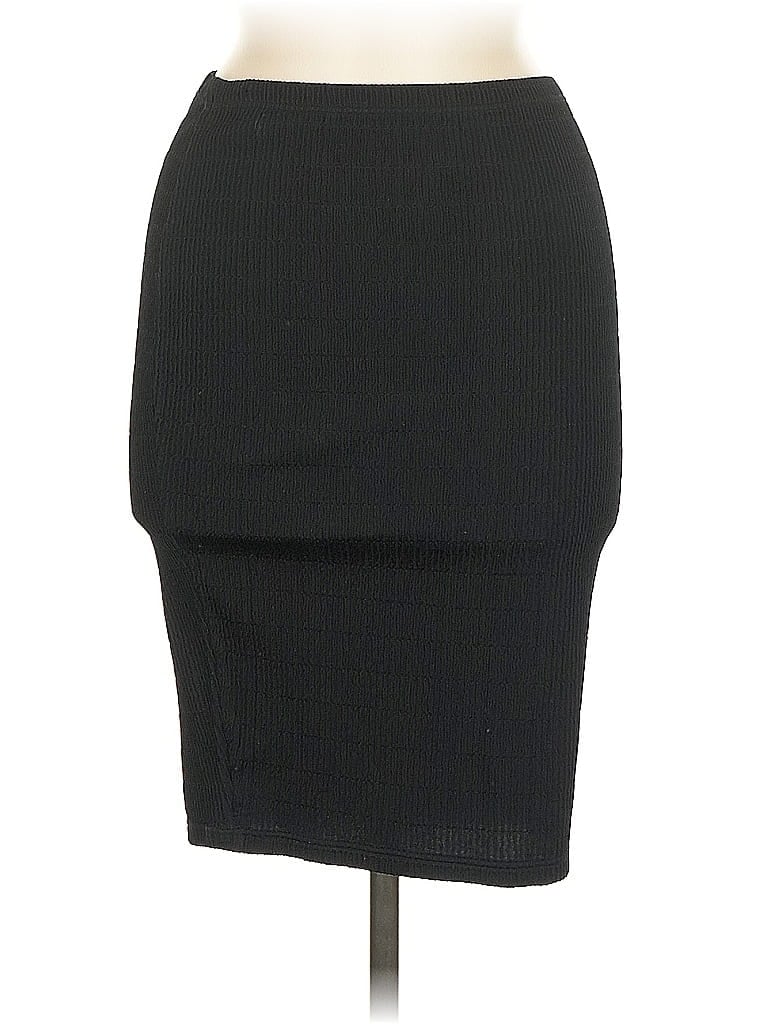 Pre-owned Wolford Formal Skirt In Black
