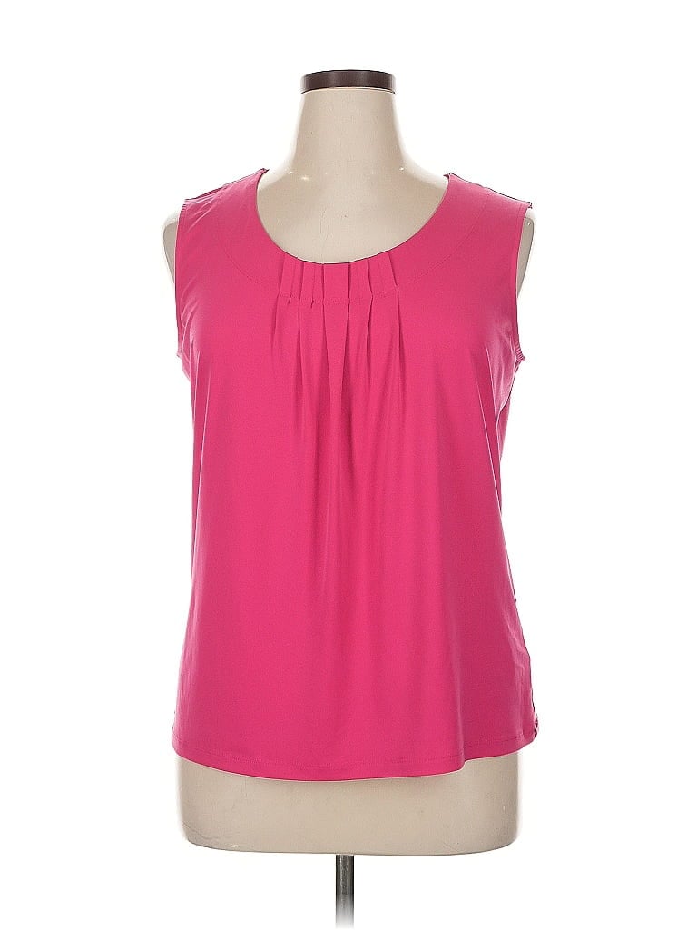 Jones Studio Pink Sleeveless Blouse Size XL - photo 1
