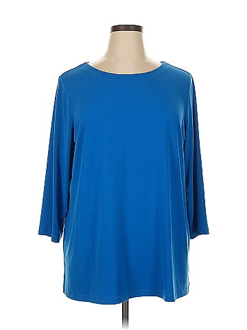 Susan Graver 3/4 Sleeve Top (view 1)